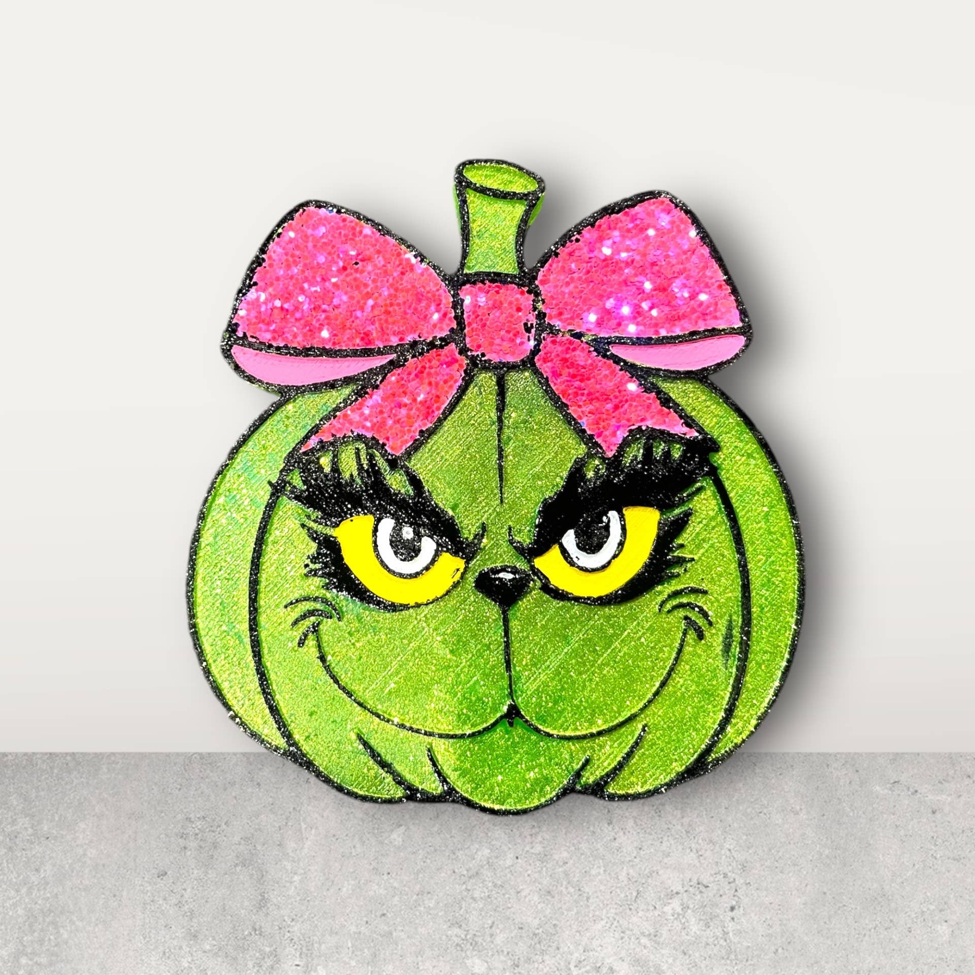 The Mean One Pumpkin Car Freshie: White pumpkin crunch