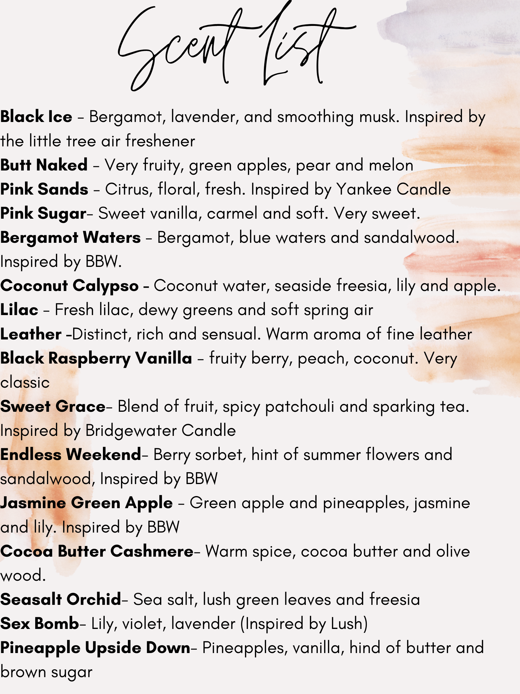 KC Car Freshie  : Pumpkin Spice