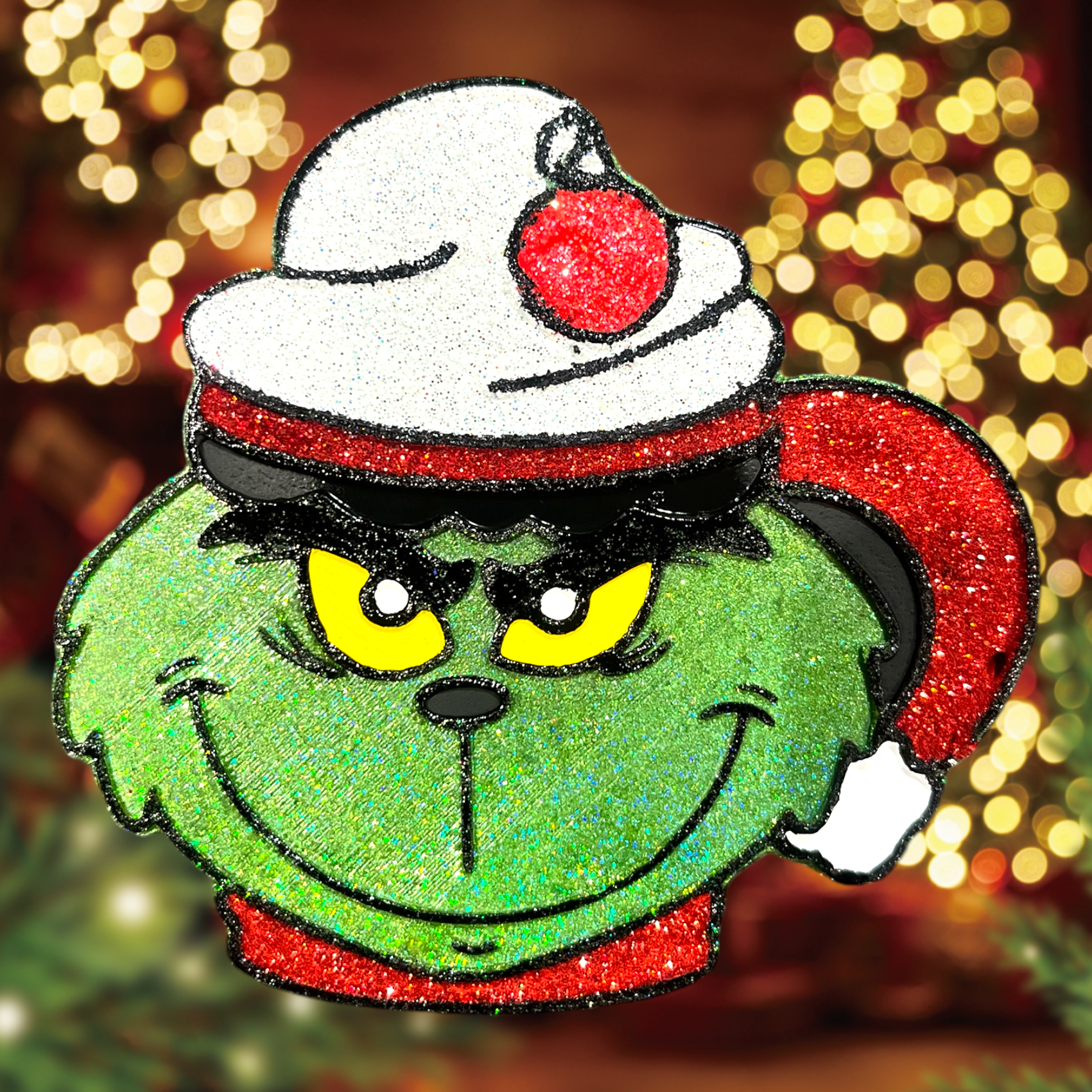 The Mean One Christmas Mug Car Freshie: Grinchmas Crunch
