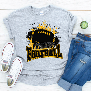 Panthers Football Splatter