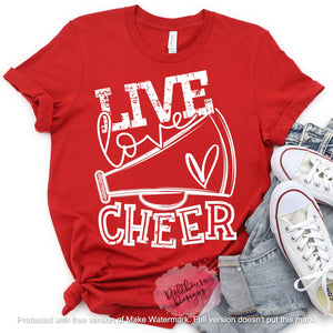 Live love CHEER - CLOSEOUT-MYSTERY COLOR ONLY