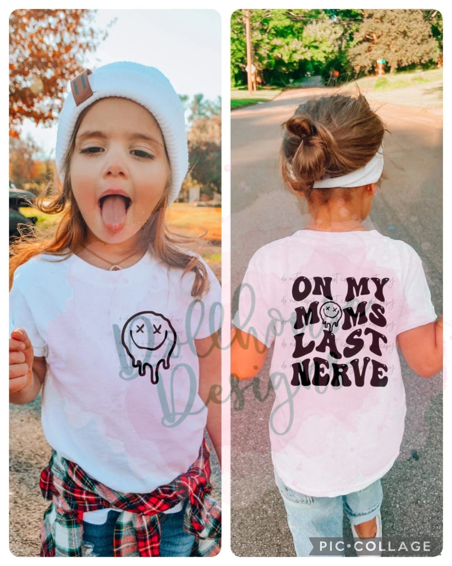 On my Mom's last nerve -youth front and back design